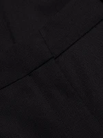 Anita Stretch-Wool Straight-Leg Pants