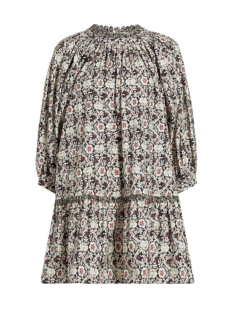 Angelica Cotton Printed Minidress