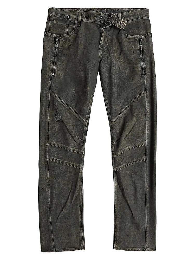 Moto Cross 3D Zip Jeans