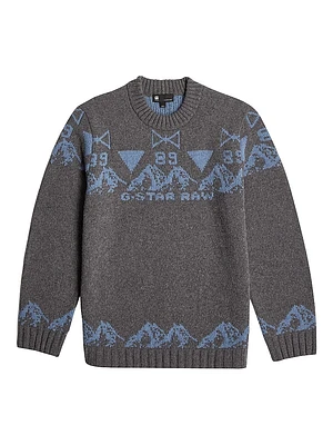 Holiday R Knit Sweater