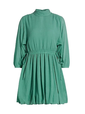 Alex Bubble-Hem Minidress