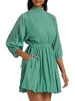 Alex Bubble-Hem Minidress
