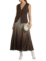 Lauren Mixed Media Cocktail Dress