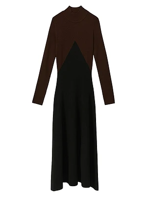 Hope Colorblocked Midi-Dress