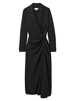 Whitney Wrap Midi-Dress