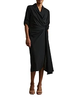 Whitney Wrap Midi-Dress
