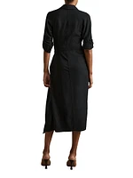 Whitney Wrap Midi-Dress