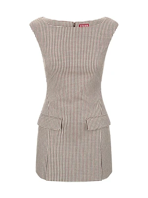 Walker Micro Gingham Minidress