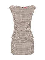 Walker Micro Gingham Minidress
