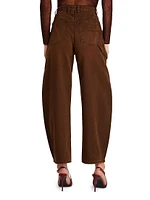 Marbel Mid Rise Barrel Jeans
