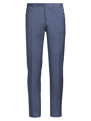 Classic Solid Dress Trousers