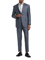 Micro Houndstooth Classic-Fit Wool Suit