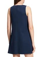 V-Neck Shift Minidress