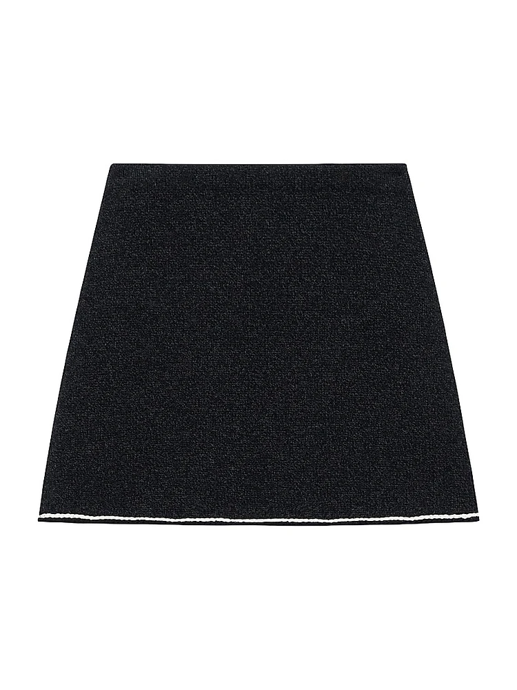 Felted Tweed Miniskirt