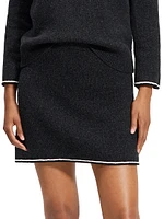 Felted Tweed Miniskirt