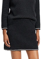 Felted Tweed Miniskirt