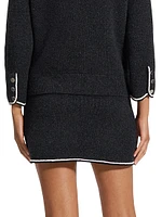 Felted Tweed Miniskirt