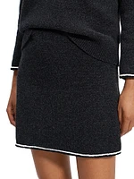 Felted Tweed Miniskirt