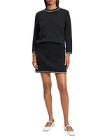 Felted Tweed Miniskirt