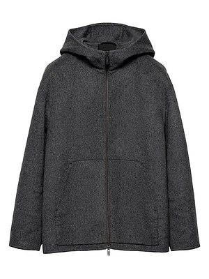 Wool Hoodie Jacket