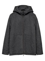 Wool Hoodie Jacket