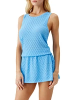 Ambra Drawstring Cover-Up Minidress