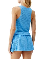 Ambra Drawstring Cover-Up Minidress