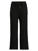 French Terry Wide-Leg Pants