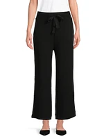 French Terry Wide-Leg Pants