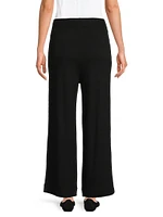 French Terry Wide-Leg Pants