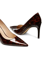 Power Tortoiseshell Patent Leather Pumps