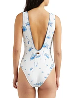 Herbie Lace-Up One-Piece Swimsuit