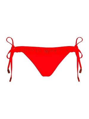 Ruffled Side-Tie Bikini Bottom