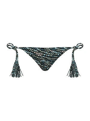 Abstract Side-Tie Bikini Bottom