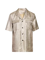 Cameron Shimmering Lamé Shirt