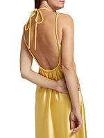 Woodlake Satin Maxi Dress
