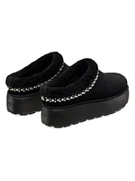 Nellie Shearling Platform Mules