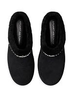 Nellie Shearling Platform Mules