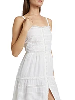 Divine Cotton & Lace Maxi Dress