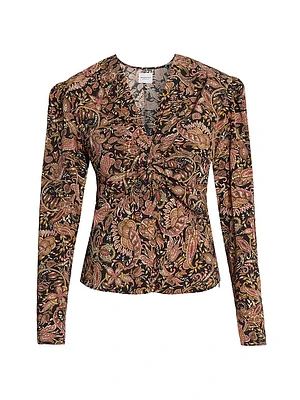 Kelyane Paisley Cotton Top