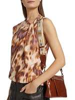 Nayda Twisted Cotton Jersey Top