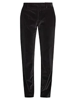 Stretch-Velvet Tuxedo Trousers