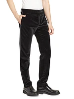 Stretch-Velvet Tuxedo Trousers