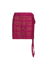 Chevron Knit Cover-Up Skirt