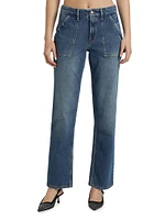 Good Icon Mid-Rise Carpenter Jeans