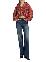 Jane Stretch High-Rise Straight-Leg Jeans