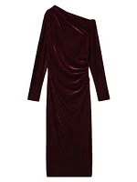 Brooke Stretch Velvet Maxi Dress