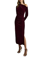 Brooke Stretch Velvet Maxi Dress