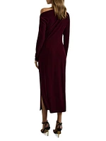 Brooke Stretch Velvet Maxi Dress