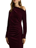 Brooke Stretch Velvet Maxi Dress